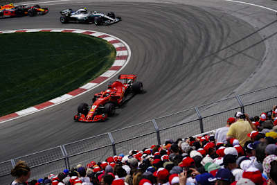 Vettel vor Bottas und Verstappen in Kanada