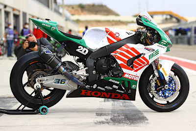 Die Honda Fireblade des MIE-Teams