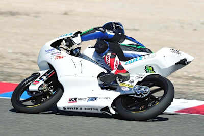 Luca Grünwald beim ersten Test des Jahres in Almeria