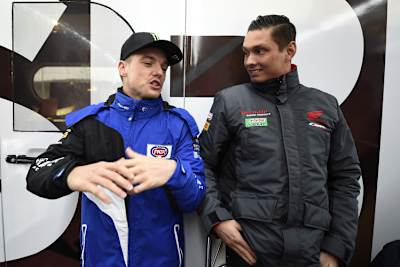 Alex Lowes (li.) und Michael van der Mark