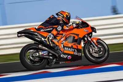 Raúl Fernández auf der Tech3-KTM RC16 in Misano