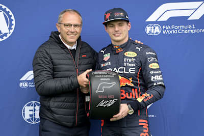 Stefano Domenicali und Max Verstappen