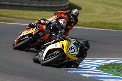 Gareth Jones vor Didier van Keymeulen.