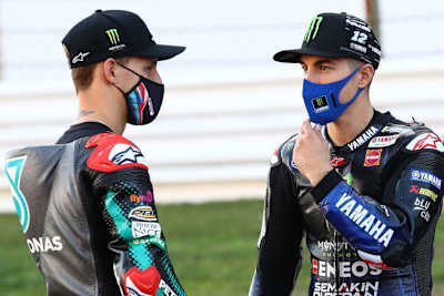 Fabio Quartararo und Maverick Viñales teilen sich 2020 nicht nur die Probleme, sondern auch die Box