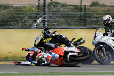 Als die Lichtmaschine kollabierte, stürzte Gabor Talmacsi