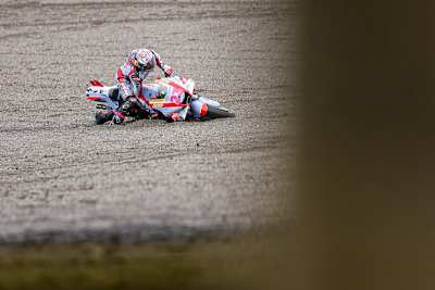 Enea Bastianini im Kiesbett von Kurve 5