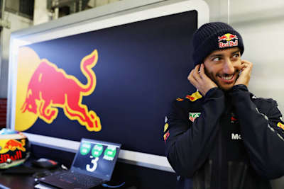 Daniel Ricciardo bei den Wintertests: Es war einfach viel zu kalt