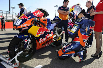 Hilft nur noch beten? Luis Salom kämpft um den Moto3-WM-Titel