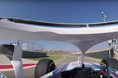 Williams hat diese Bilder von Testfahrten in Aragon veröffentlicht