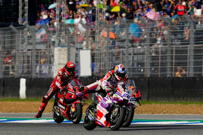 Buriram: Jorge Martin setzt sich gegen Pecco Bagnaia und Brad Binder durch und fixiert den 14. Saisonsieg für Ducati