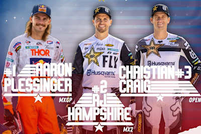 Team USA mit Aaron Plessinger, RJ Hampshire und Christian Craig