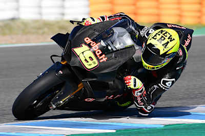 Alvaro Bautista auf einer Werks-Ducati