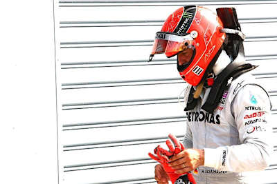 Tolles Rennen: Michael Schumacher