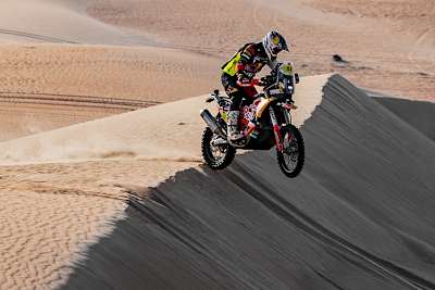 Der Gesamtführende Matthias Walkner