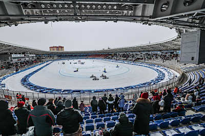 Das Stadion in Togliatti war spärlich gefüllt