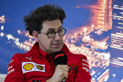 Ferrari-Teamchef Mattia Binotto im Februar 2020 bei den Wintertests