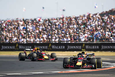 Die Red Bull Racing-Renner in Silverstone