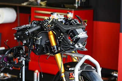 Die Front einer Ducati Panigale