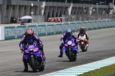 Jack Miller vor Teamkollege Miguel Oliveira und Somkiat Chantra