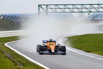Lando Norris in Silverstone