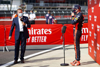 Martin Brundle und Max Verstappen