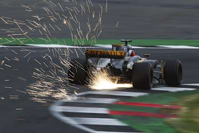 Nico Hülkenbergs neuer Unterboden sorgte nicht nur für Funken, sondern auch für Freude