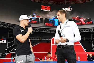 Nikita Mazepin und Vitaly Petrov 2018 in Sotschi