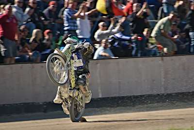 Martin Smolinski unterhielt die Fans in Mühldorf bestens