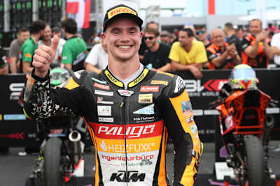 Dirk Geiger freut sich über Startplatz 2