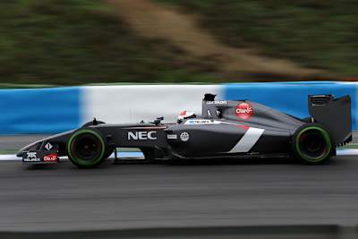 Adrian Sutil: «Die Reifen waren nie auf Temperatur»