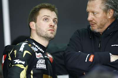 Kein Heim-GP: Talmaci und Manager Favaro