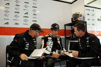 Philipp Öttl mit dem Schedl-Team