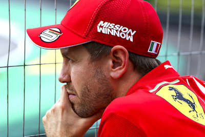 Sebastian Vettel in Brasilien 2019