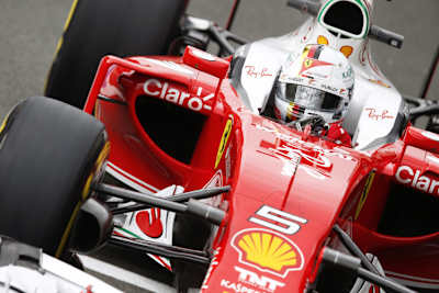 Sebastian Vettel im Ferrari