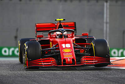 Charles Leclerc in Abu Dhabi