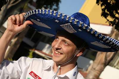 Hirvonen freut sich über Platz zwei in Mexiko. 