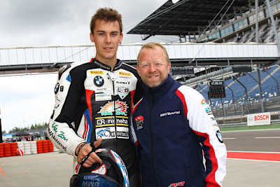 Ein gutes Team: Markus Reiterberger (li.) mit Teamchef Werner Daemen