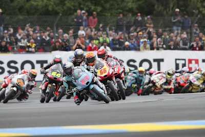 Maximo Quiles sammelte in seinem erst zweiten Moto3-Rennen einige Führungskilometer