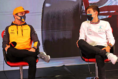 Lando Norris und George Russell