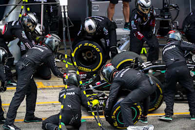 ​Mercedes kam in der Hitze von Barcelona sehr viel besser mit den Reifen zurecht als noch in Silverstone