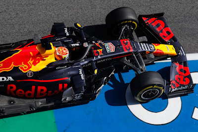 Max Verstappen mit seinem Red Bull Racing-Honda