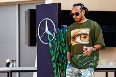 Lewis Hamilton in Bahrain