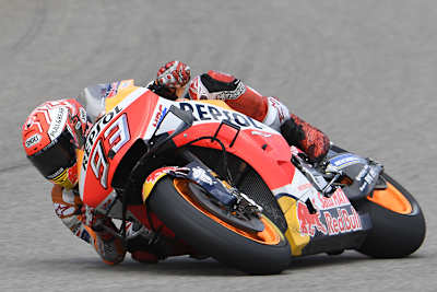 Schräglagenkünstler Marc Marquez