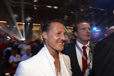 Schumi wirkt schon wieder verjüngt.