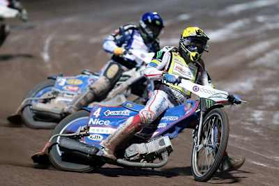 Ein Bild von 2013: Tomasz Gollob vor Greg Hancock