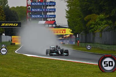 Lewis Hamilton bescherte dem Mercedes-Team eine Achterbahnfahrt der Gefühle