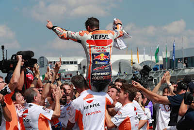 Marc Márquez bringt das Repsol-Honda-Team regelmäßig zum Jubeln