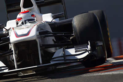 Kamui Kobayashi im Sauber