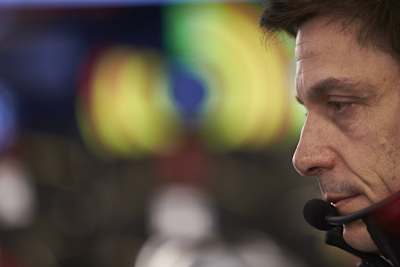 Mercedes-Motorsportdirektor Toto Wolff: «Es lag nicht viel zwischen Ferrari und uns, wenn wir freie Fahrt hatten»