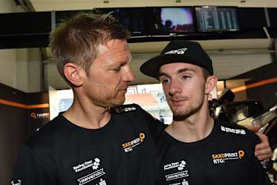 Dirk Heidolf in der Saison 2015 mit John McPhee